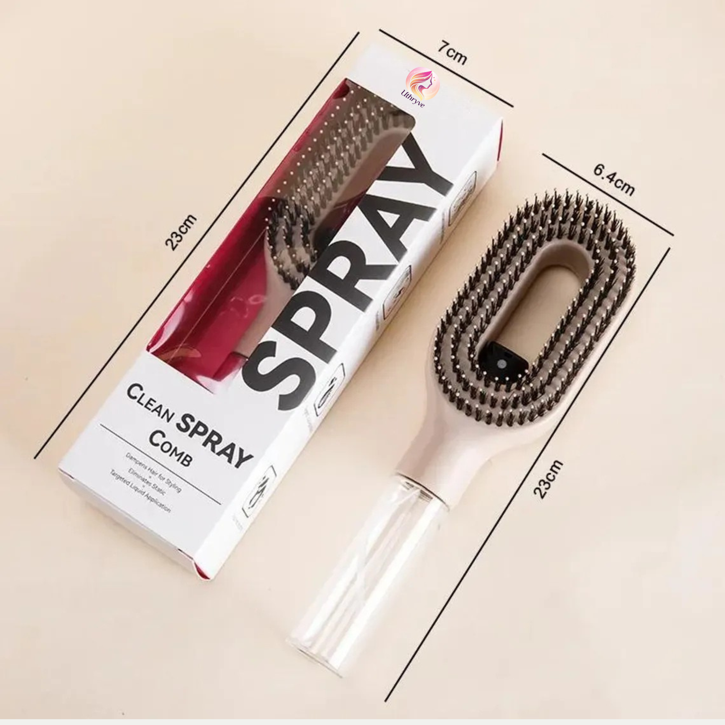 UThryve™ Mist Hair Spray Brush